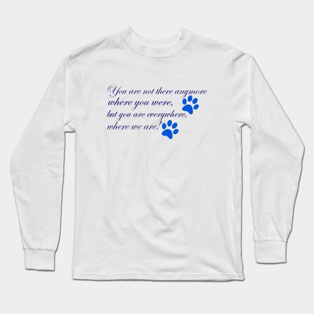 Grief Dog Long Sleeve T-Shirt by Lin-Eve